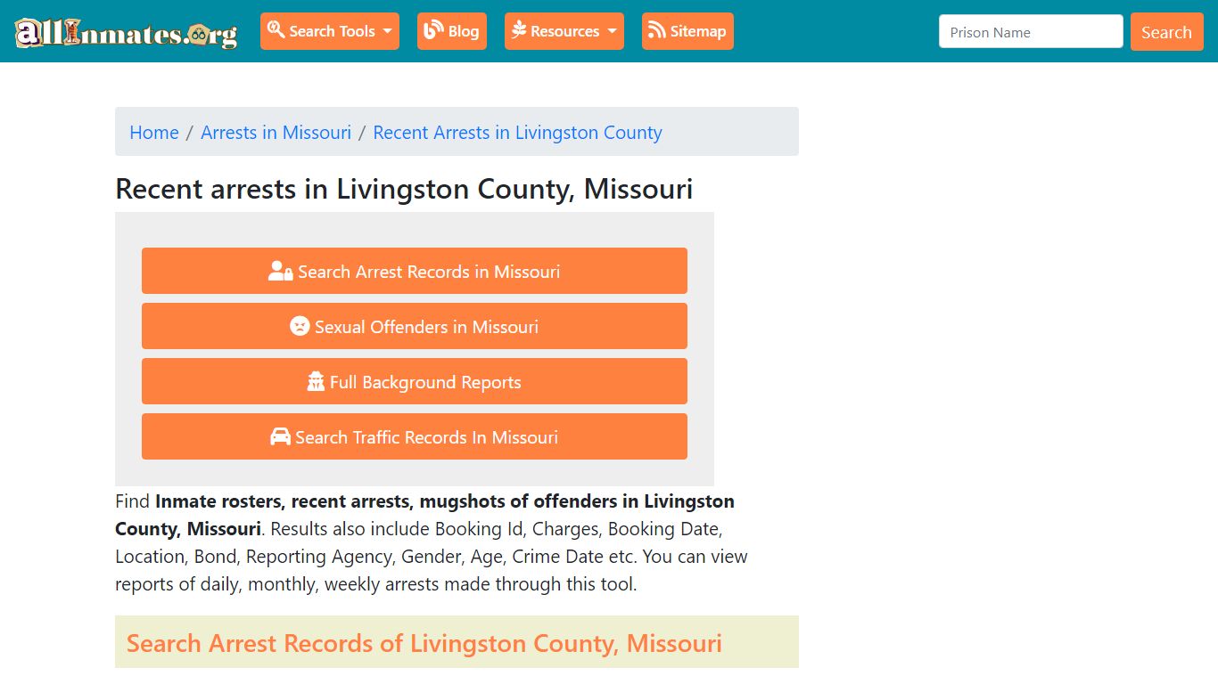 Recent arrests in Livingston County, Missouri | Mugshots, Rosters ...